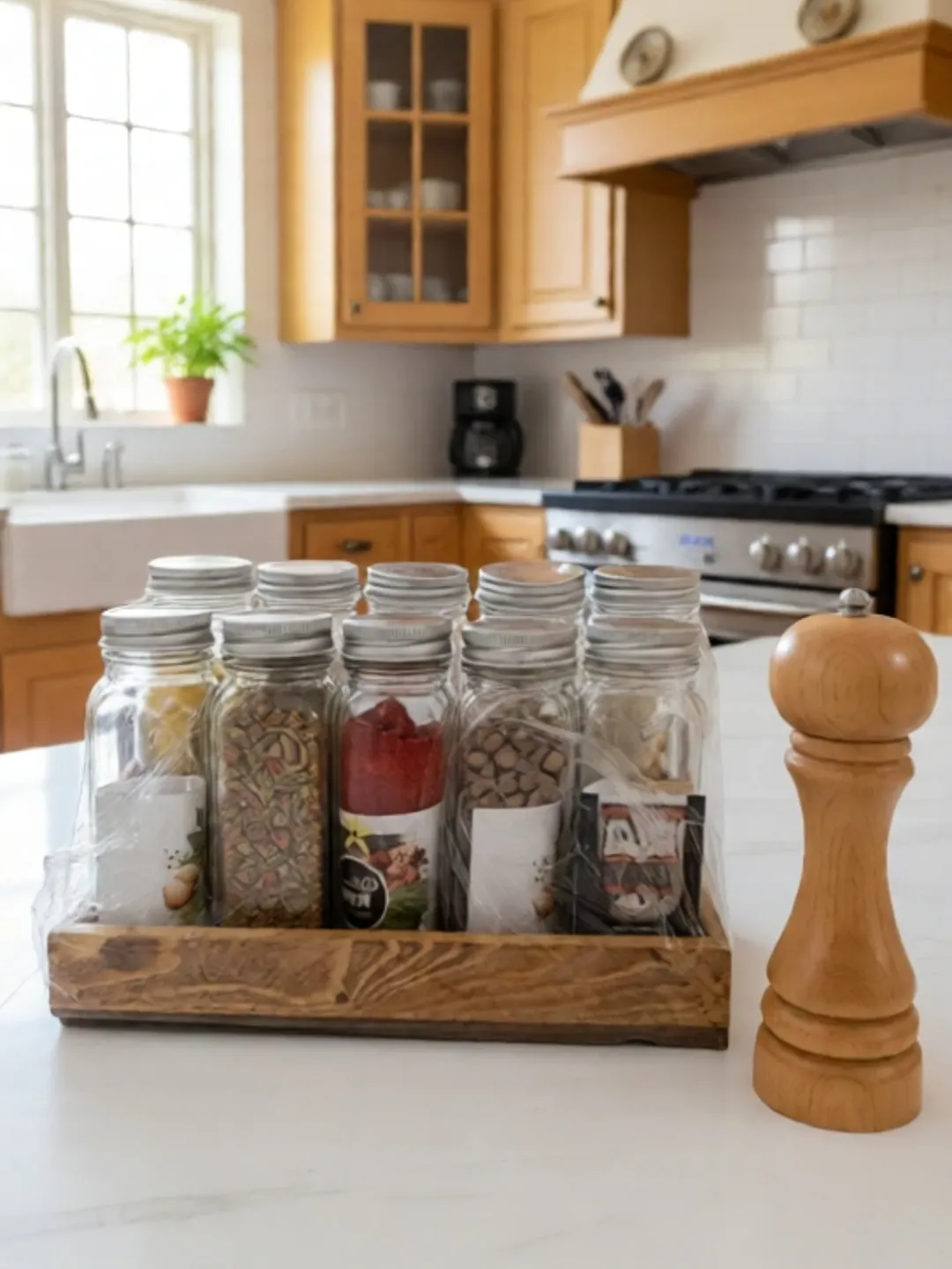 جا ادویه مکارتی ۱۰ تایی چوبی