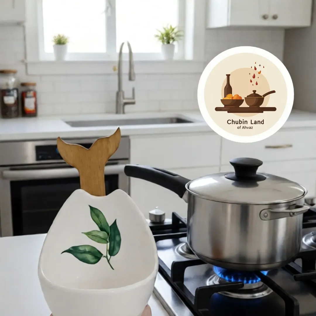 کنار گازی دوتیکه با زیره چوبی