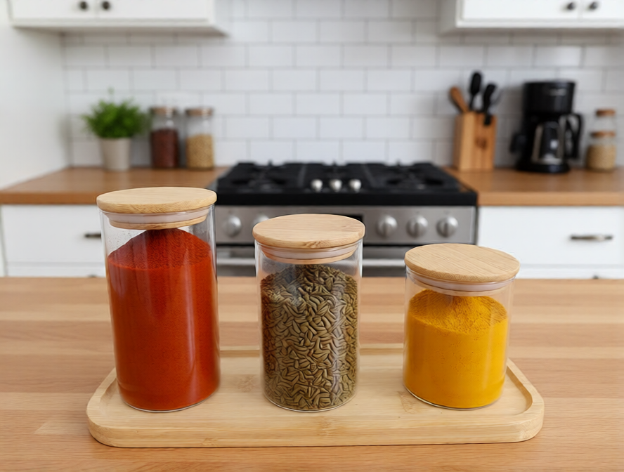 بانکه شیشه ایی در بامبو